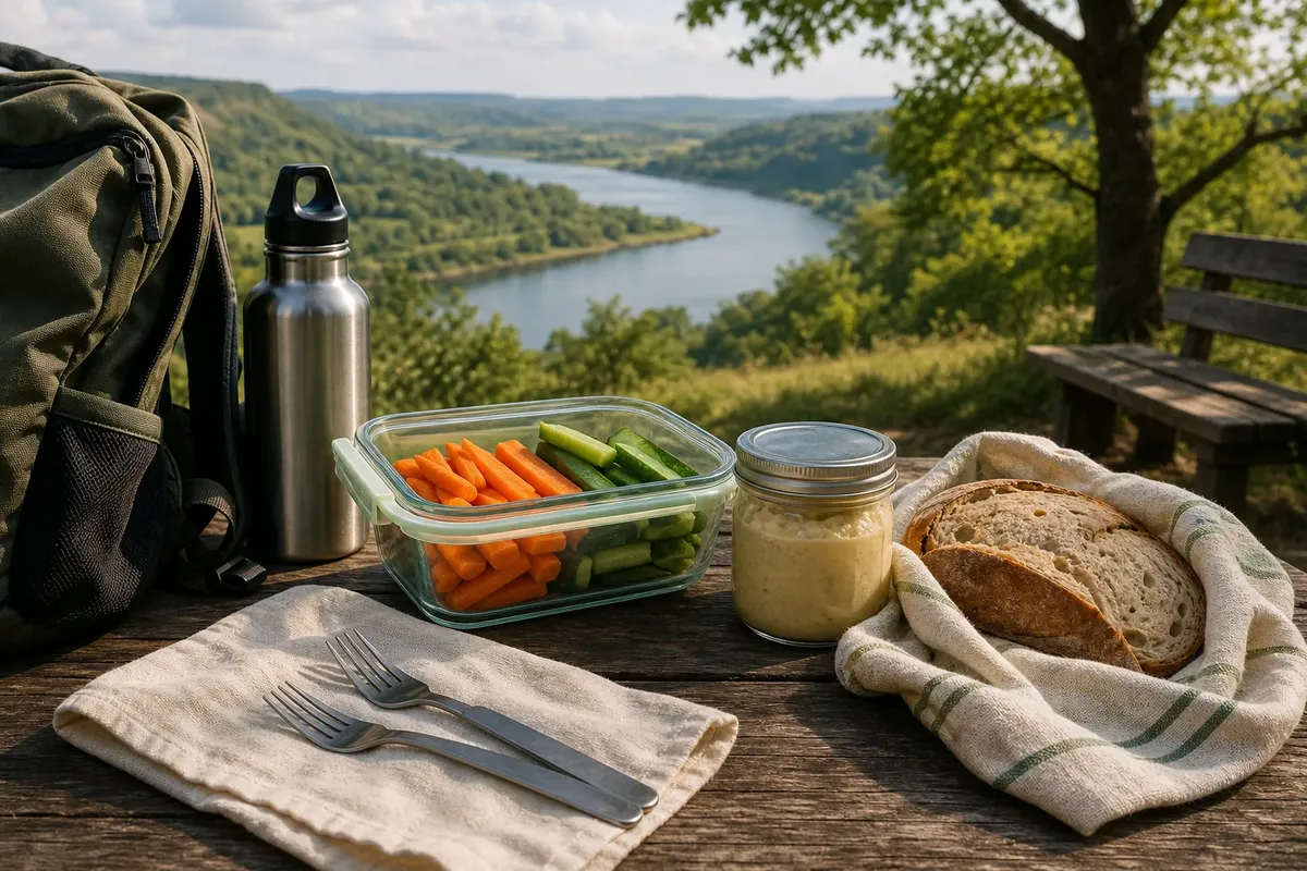AI-generated editorial illustration for A Low-Waste Picnic Without Special Gear
